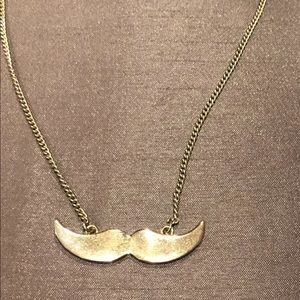 Mustache Necklace